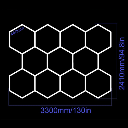 Hexagonal LED Ceiling Lights