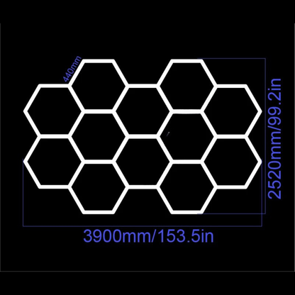 Hexagonal LED Ceiling Lights