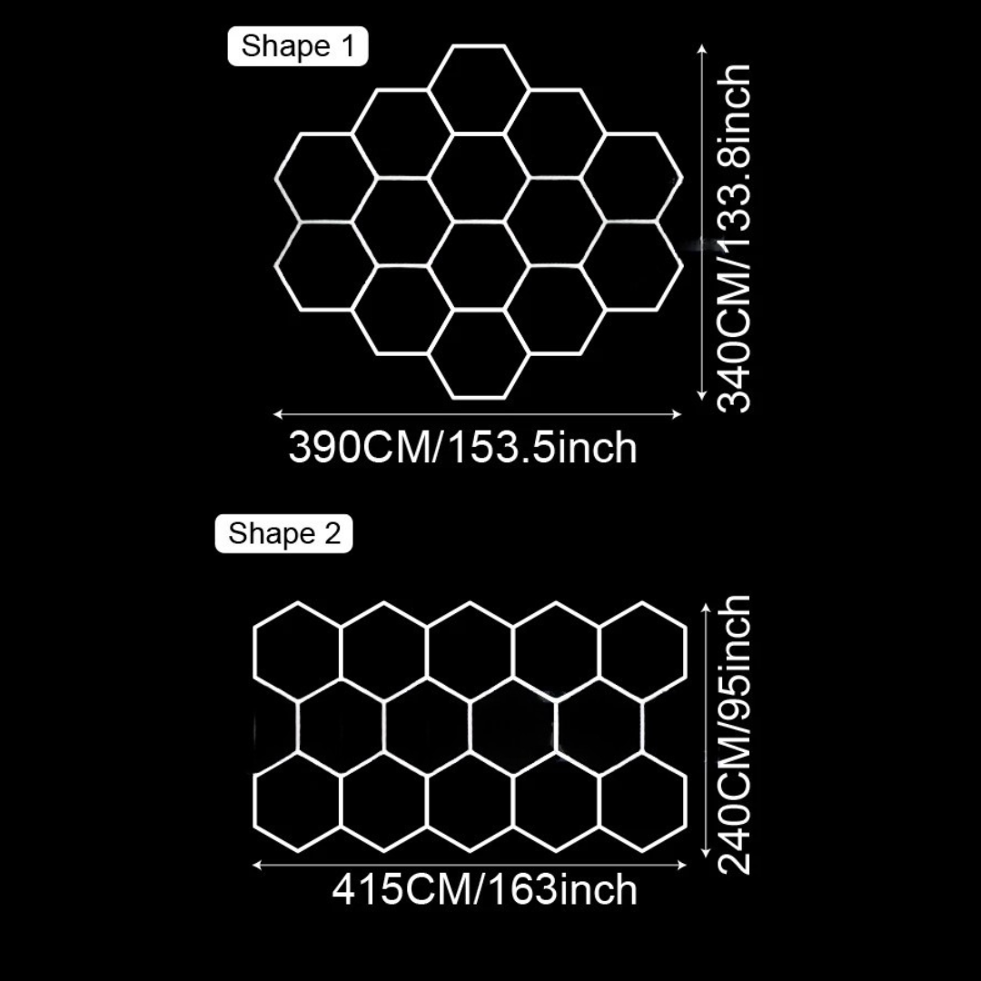 Hexagonal LED Ceiling Lights