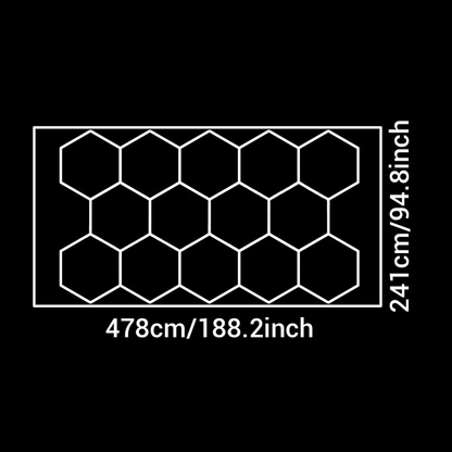 Hexagonal LED Ceiling Lights