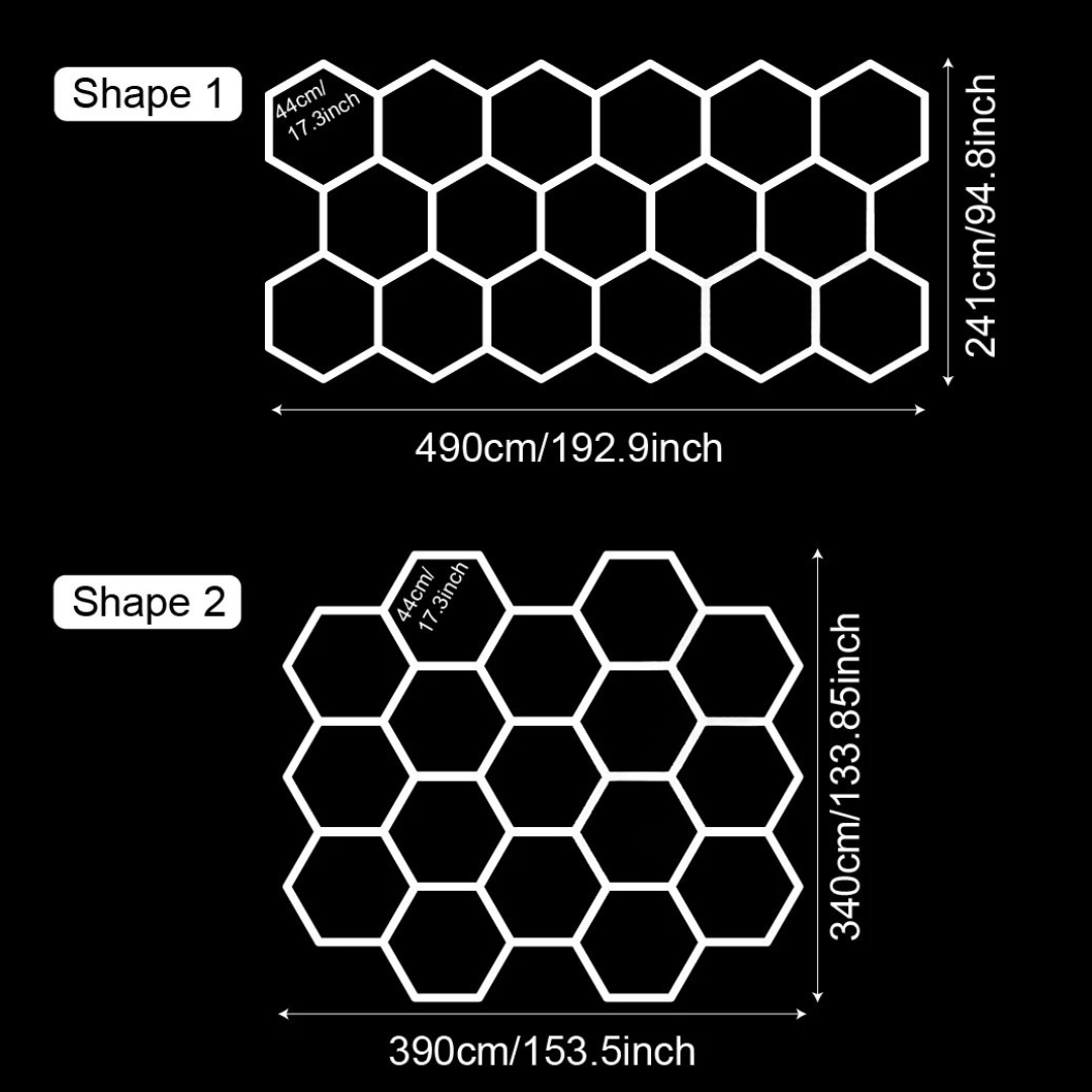 Hexagonal LED Ceiling Lights