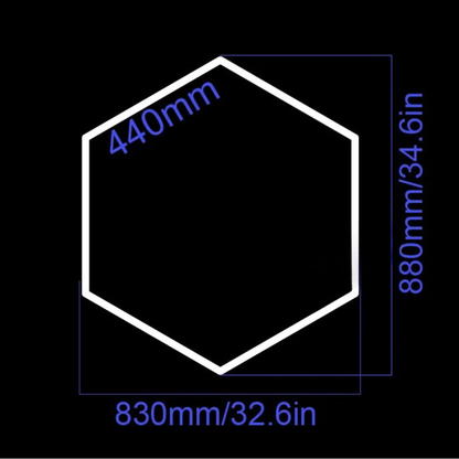 Hexagonal LED Ceiling Lights