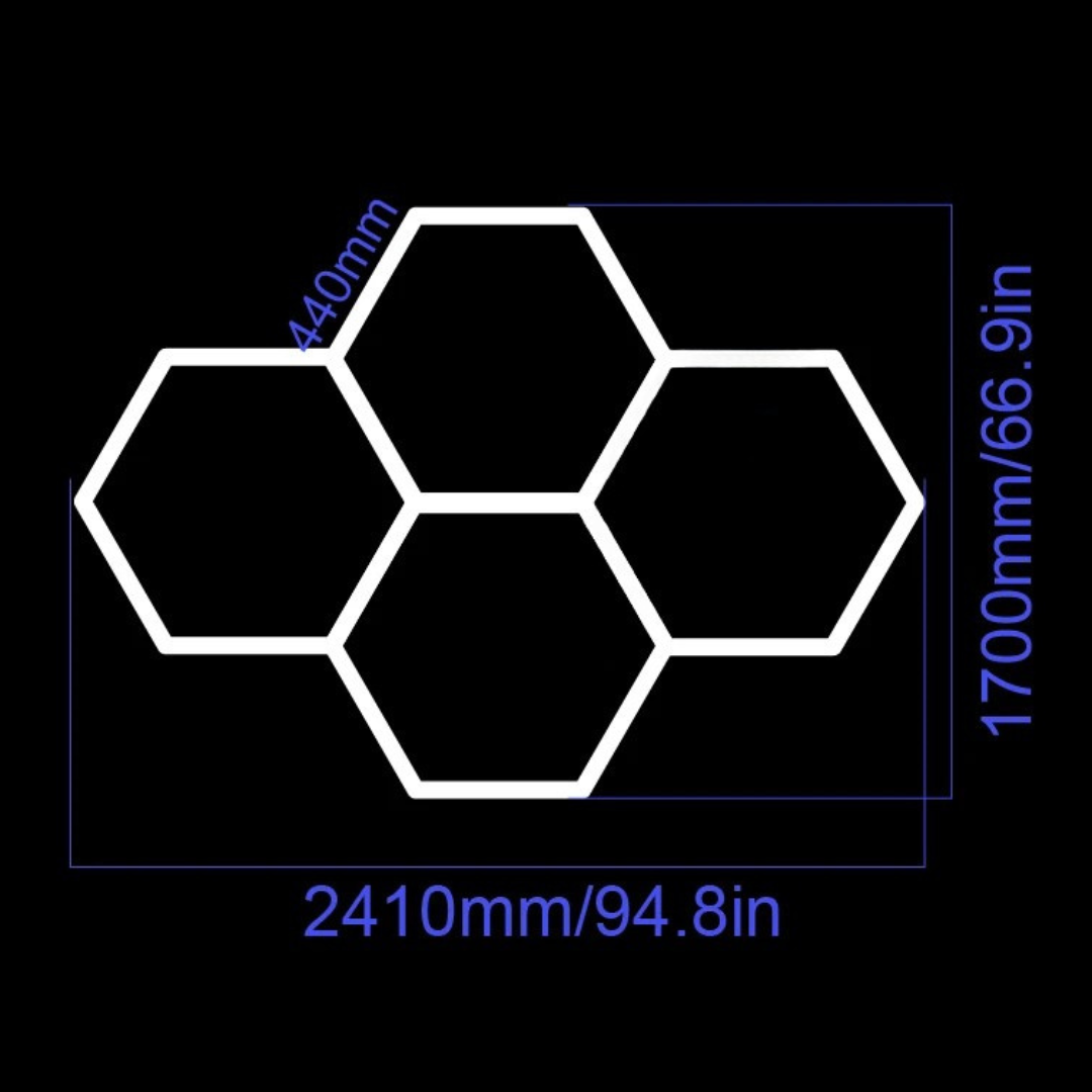 Hexagonal LED Ceiling Lights