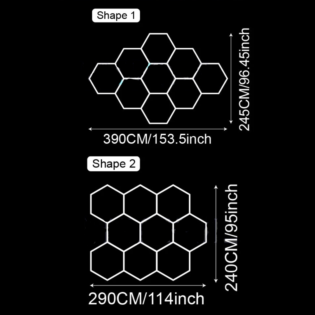 Hexagonal LED Ceiling Lights