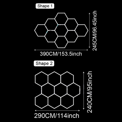 Hexagonal LED Ceiling Lights