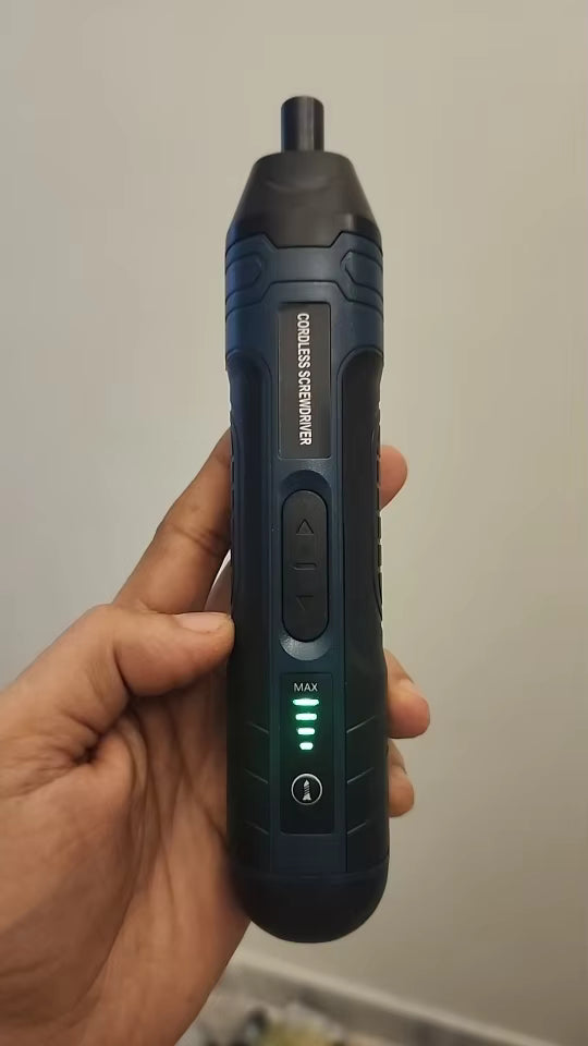 Cord-Free Electric Screwdriver