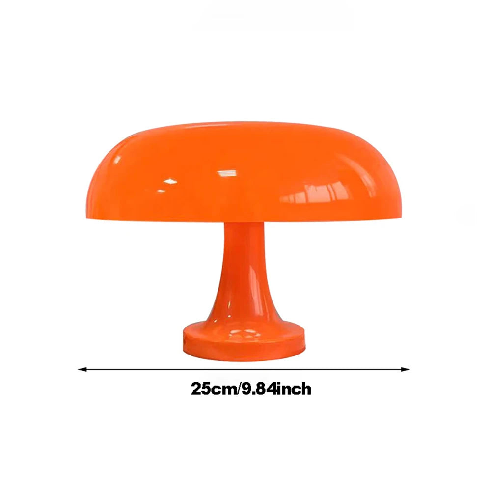 Orange Mushroom Modern Table Lamp