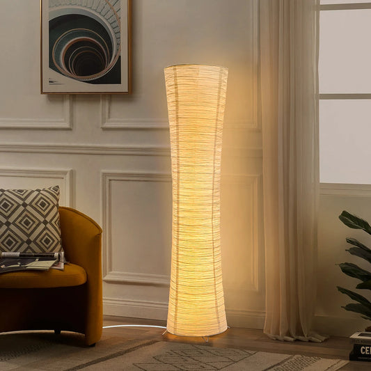 Soft Glow Paper LED Floor Lampshade