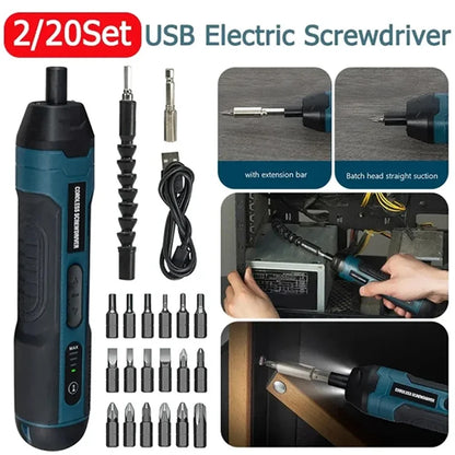 Cord-Free Electric Screwdriver
