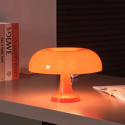 Orange Mushroom Modern Table Lamp