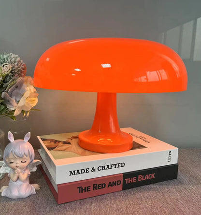 Orange Mushroom Modern Table Lamp
