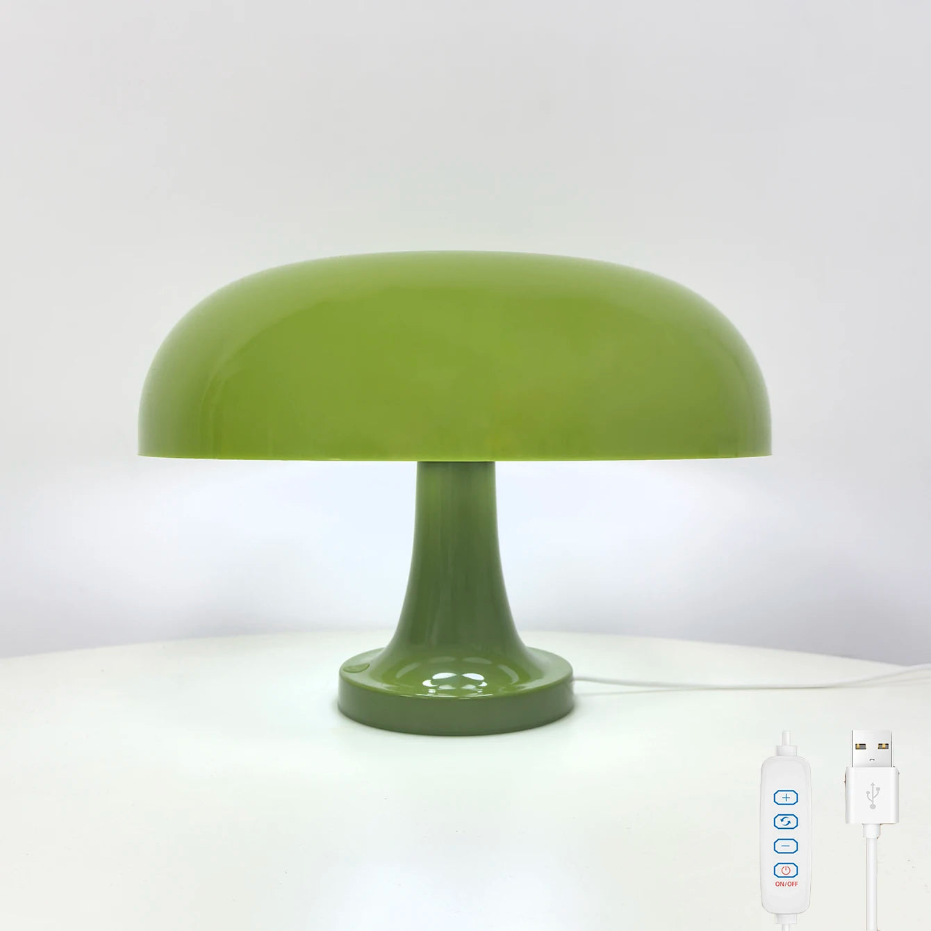 Orange Mushroom Modern Table Lamp